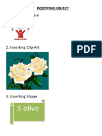 How to Insert Objects in Documents