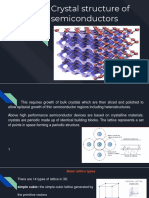 Crystal Structure of Semiconductors presentations 