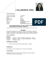 Tomasa Villanueva Jara: Actualmente Resido en San Juan de Lurigancho Disponibilidad de Tiempo Completo