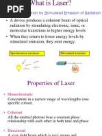 Light Amplification by Stimulated Emission of Radiation