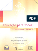 Marco Fundador Da "Educação Para Todos"