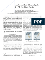 Analisis Sistem Proteksi Petir Eksternal Pada Pabrik 1 PT. Petrokimia Gresik PDF