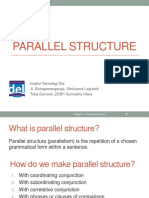 Week 02-English 2-Parallel Structure