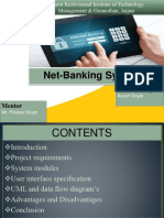Net-Banking System: Mentor