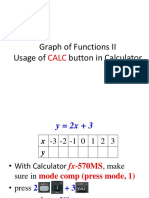 Usage of Calculator MX570