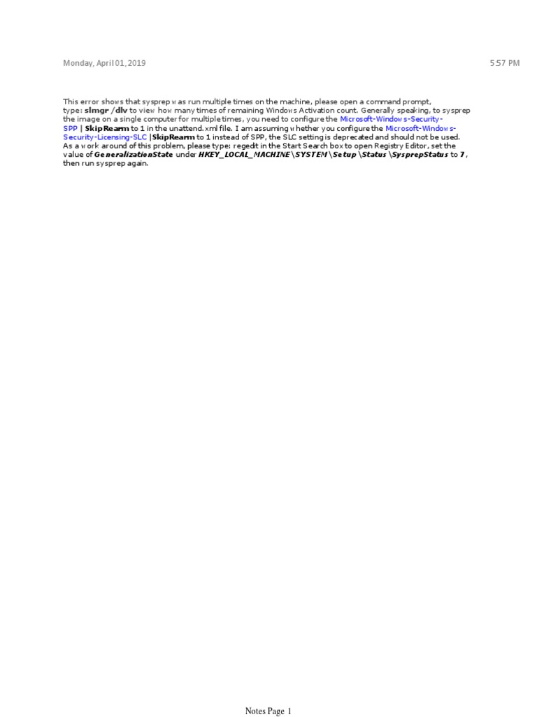Monday april 01 2019 5 57 pm microsoft windows security spp