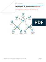 3.1.2.7 Packet Tracer - Investigating A VLAN Implementation PDF