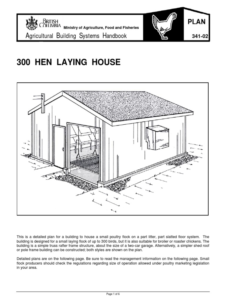 Poultry Hen Laying House PDF | PDF | Chicken | Ventilation (Architecture)