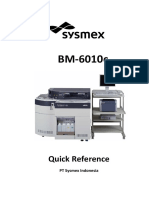 Menyediakan Petunjuk Singkat Start Up dan Shutdown Analyzer Sysmex BM-6010c