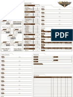 Fillable Mutant Chronicles Character Sheets (Printer Friendly)