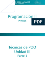 Unidad 3 Técnicas de POO Parte 1