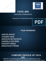 On TATA AIG