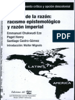 El color de la razón racismo epistemológico y razón Imperial.pdf