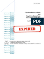 Polychlorodibenzo-P-Dioxin& Furans Removal and Destruction