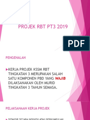 Projek Rbt Pt3 2019