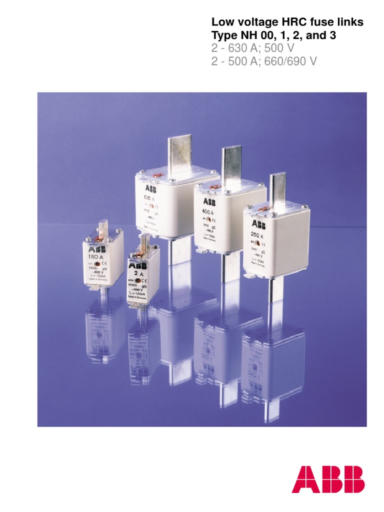 ABB NH Fuse PDF Fuse (Electrical) Electrical Components