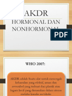Akdr Hormonal Non Hormonal
