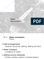 Basics of Water Conveyance