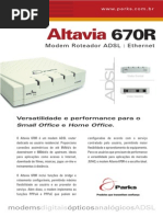 Parks Altavia 670R Manual