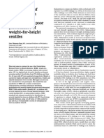 Identification of Malnutrition in Children With Cerebral Palsy: Poor Performance of Weight-For-Height Centiles