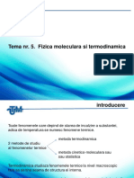 Tema 5 CP Fizica Moleculara Si Termodinamica Final PDF