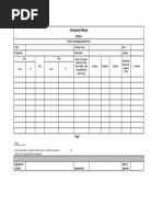 Transportation Schedule Form | PDF