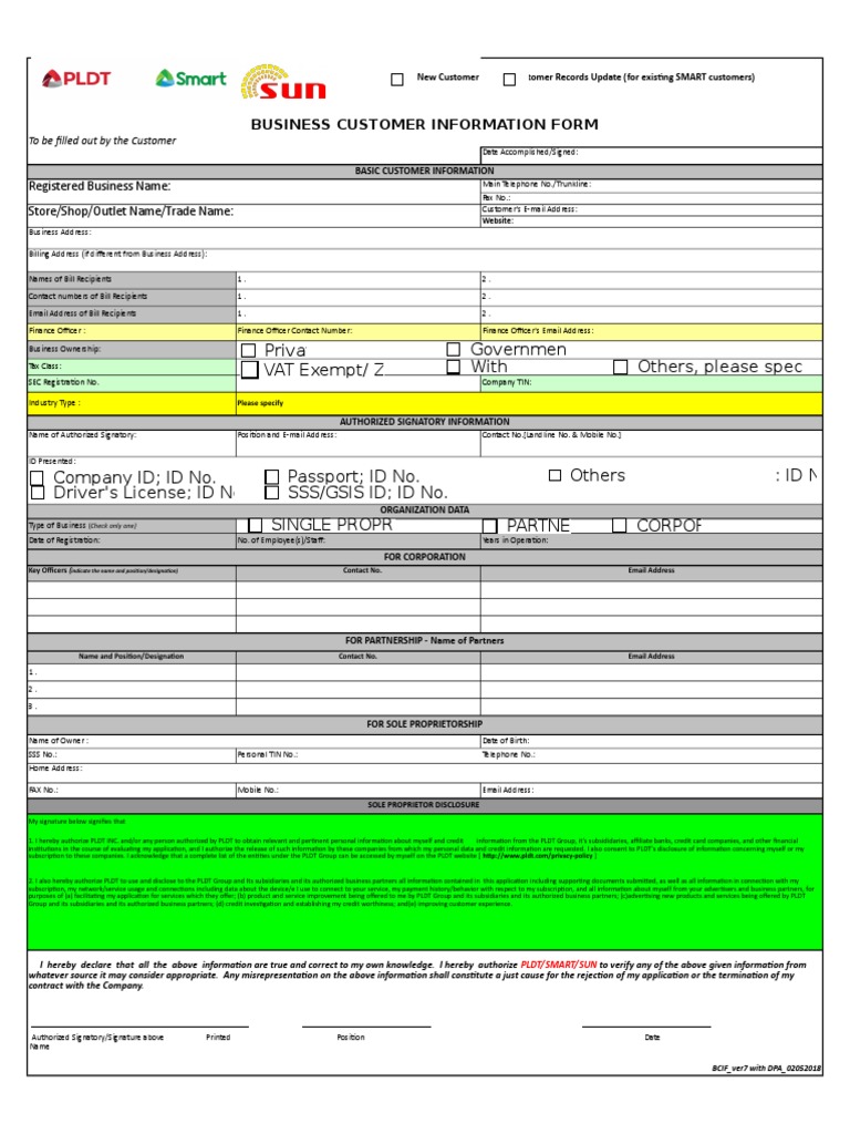 Hwa PDF Credit Card Sole Proprietorship