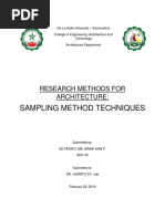 Rma Research in Sampling Method Techniques