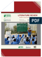 Literature Review: Priority Education Areas - Pakistan