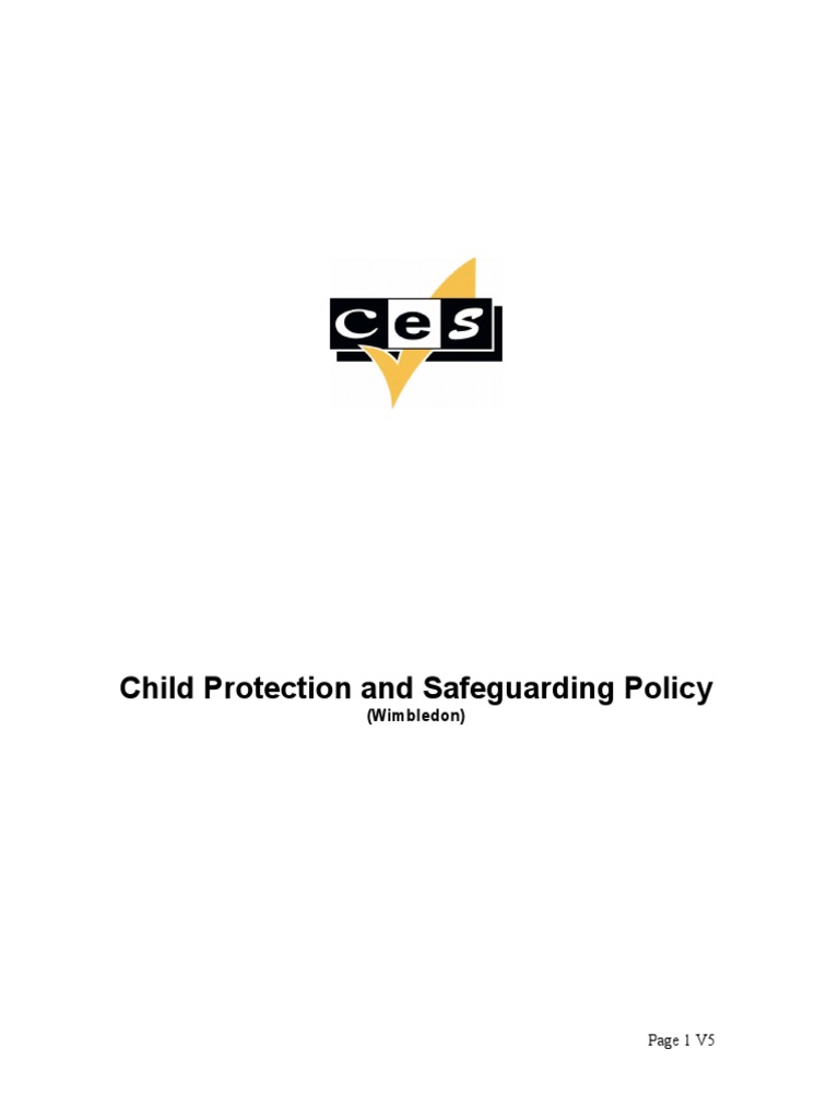 Child Protection and Safeguarding Policy: (Wimbledon) | Download Free