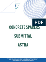 Concrete Spacers - Astra PDF