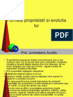 Formele Proprietatii Si Evolutia Lor