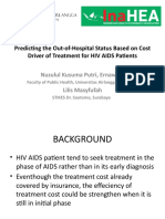 Predicting The Out-of-Hospital Status Based On Cost Driver of Treatment For HIV AIDS Patients
