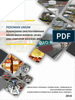Pedoman Umum Penanganan Dan Penyimpanan B20 - 2018 - PDF