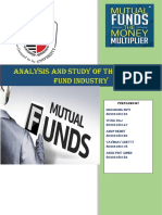 Analysis and Study of The Mutual Fund Industry: Prepared by