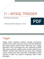 11 - MySQL Trigger (Updated)