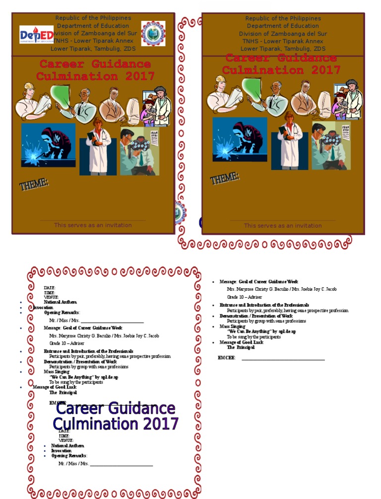 Career Guidance Programme | PDF