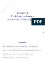 Pushdown Automata and Context-Free Languages