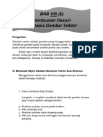 Bab Viii (8) Pembuatan Desain Berbasis Gambar Vektor: Pengertian