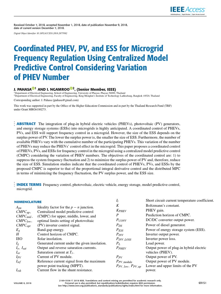 IEEE ACcess Paper | PDF | Photovoltaics | Distributed Generation
