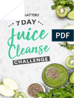 7 Day Juice Cleanse Work Book