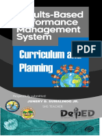 Curriculum and Planning: Respectfully Submitted
