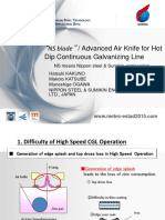 NS Blade Advanced Air Knife For Continuous Hot-Dip Galvanizing Line