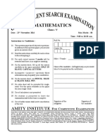 Global talent Search Examination -Mathematics Practice 
