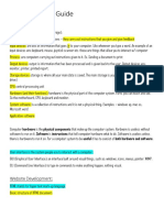 Year 9 Revision Guide: IPOS, Hardware, Software