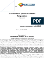 Transductores y Transmisores DE Temperatura