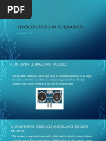 Basic Info On Sensors