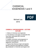 Chemical Carcinogenesis I and Ii: Michael Lea 2016