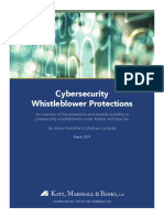 Cybersecurity Whistleblower Protection Guide