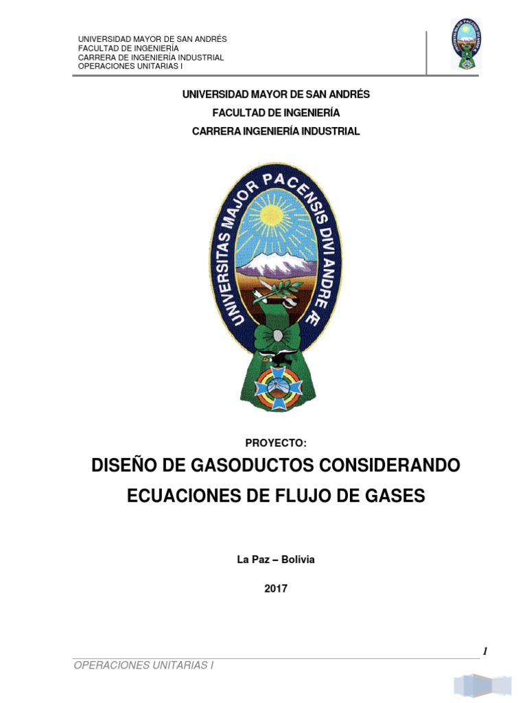 Diseño de Gasoductos y Ecuaciones de Flujo | PDF | Gases | Gas natural